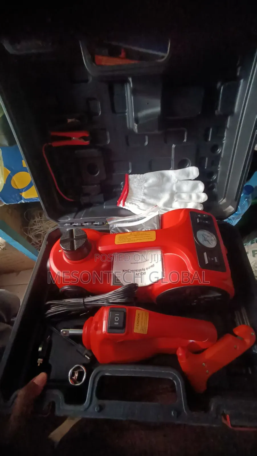 Electric Hydraulic Car Jack / Automatic 5ton Car Jack