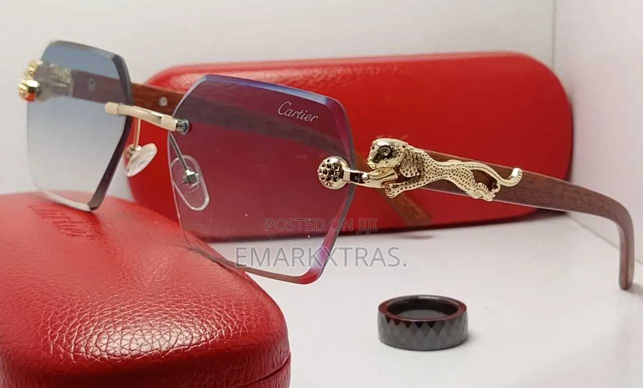 Luxury Rimless Designer Sunglasses