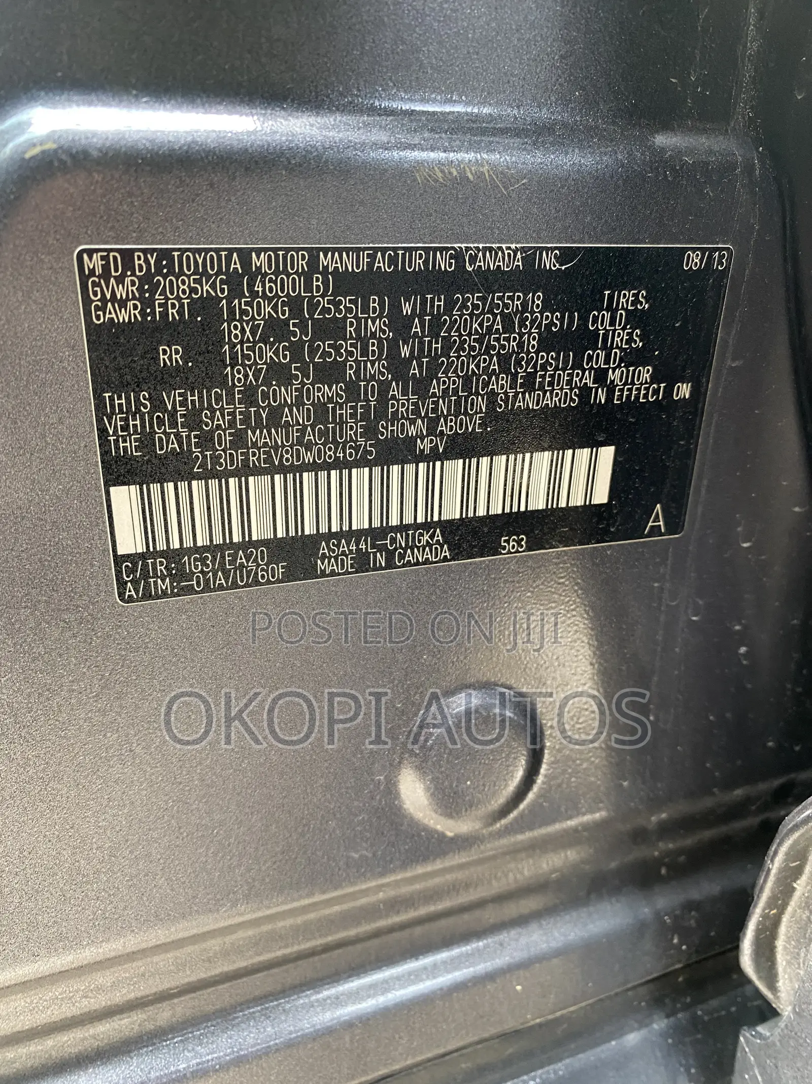 Toyota RAV4 2014 Gray