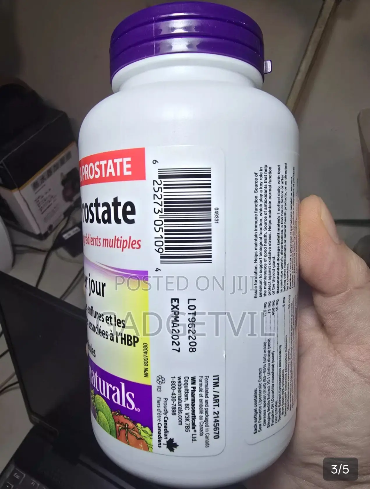 Webber Naturals Super Prostate Formula Softgels