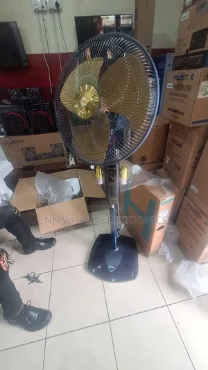 Original Panasonic F-407w Electric Fan With Light (Stand Fan) Copper