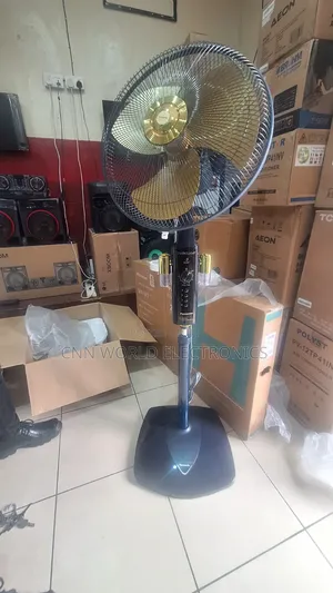 Original Panasonic F-407w Electric Fan With Light (Stand Fan) Copper