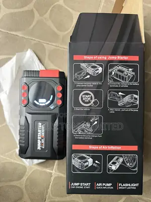 Jump Starter Powerbank With Air Inflator 12v-19v, 3000a Peak,98800mah