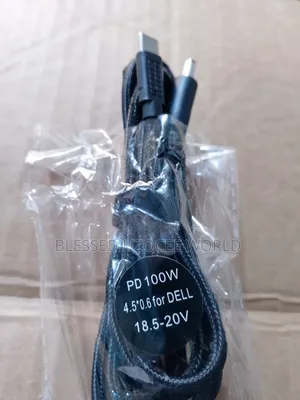 Typec to Dell Pin Mouth Pd 100w Laptop Charger Cable 4 Solar Generator