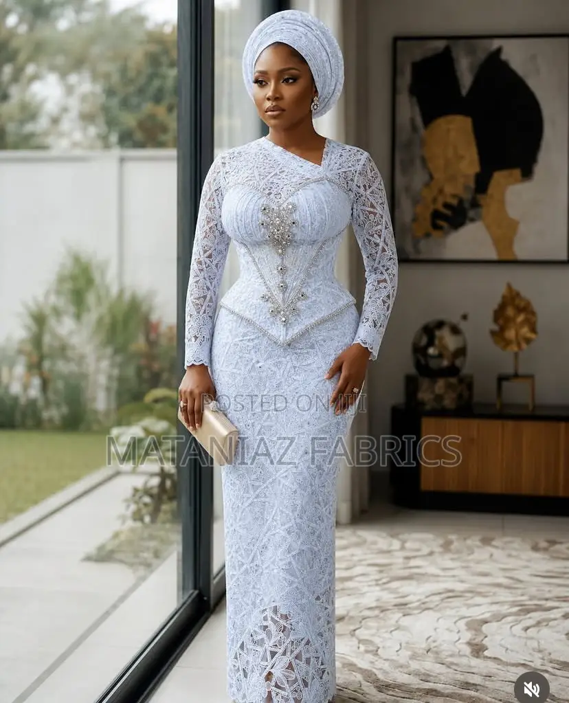 Sequin Lace Fabric | Premium Party Asoebi Material