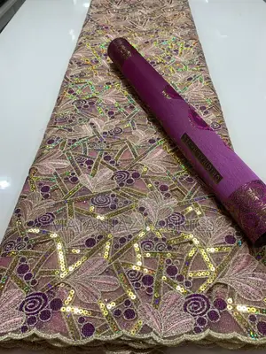 Sequin Lace Fabric | Premium Party Asoebi Material