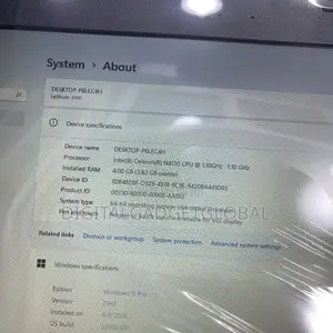 Laptop Dell Latitude 3190 4GB Intel Pentium SSD 60GB