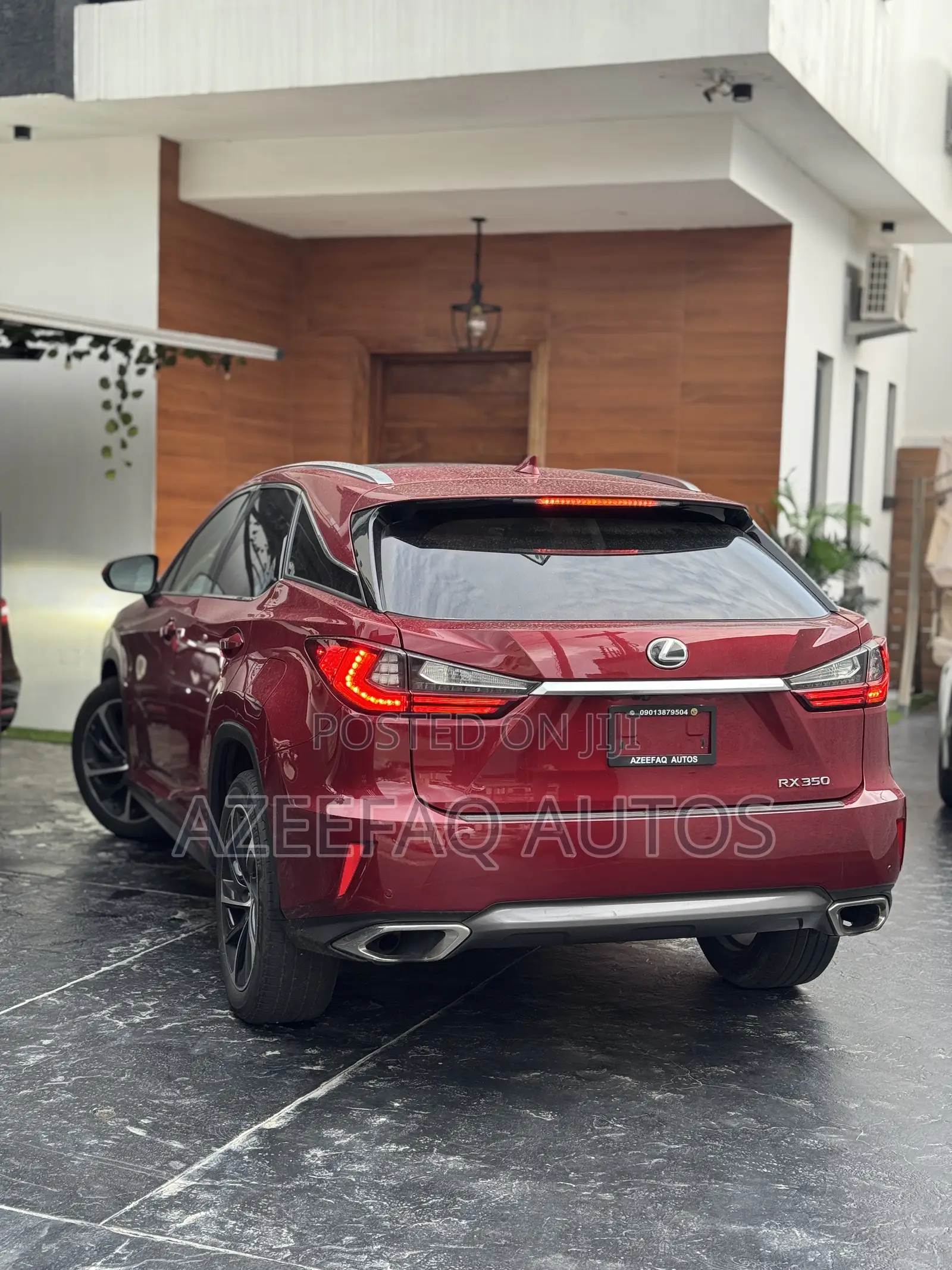 Lexus RX 350 AWD 2016 Red