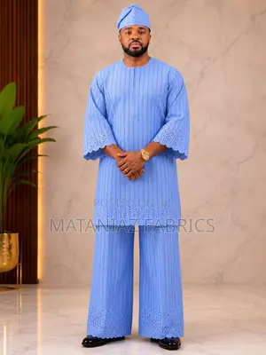 Premium Polished Lace Fabric for Men | Native Wear Material