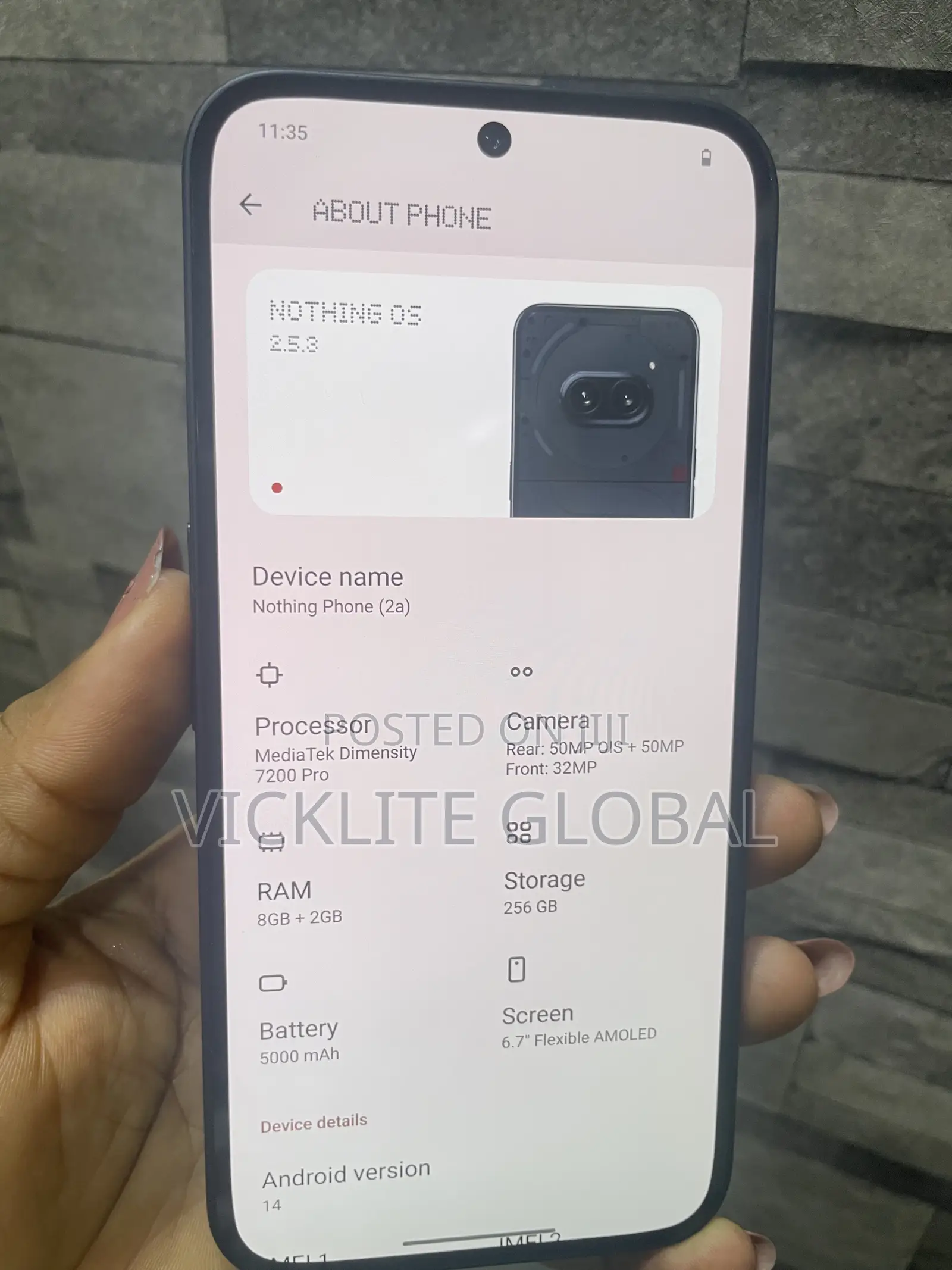 Nothing Phone 2a 256 GB Black