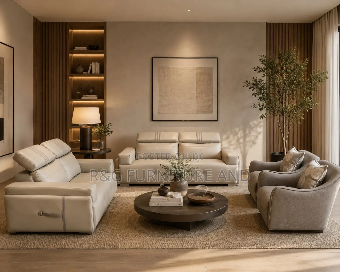 Imported Leather Sofa