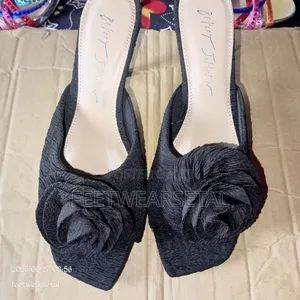 Ladies Black Slippers