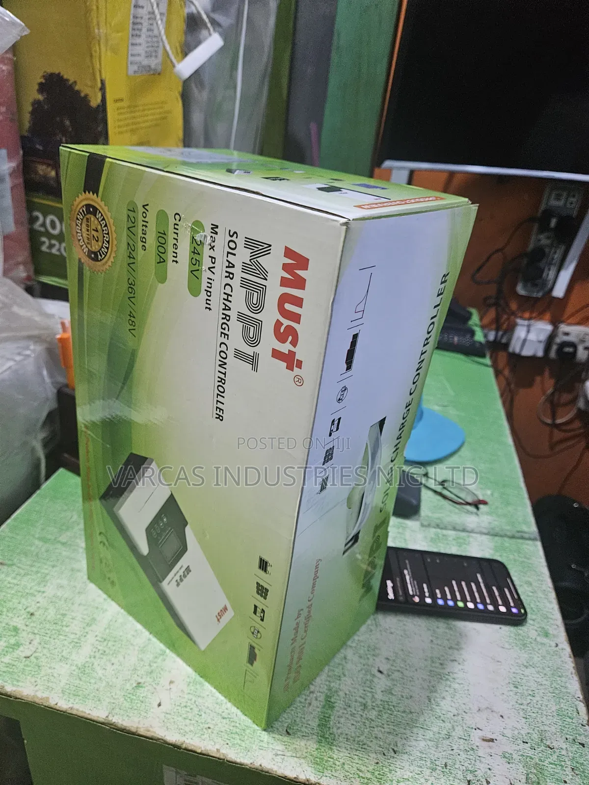 Must 245v by 100ahps MPPT Charger Controller