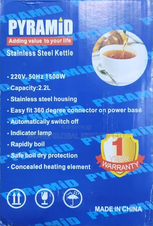 Pyramid 2.2l Capacity Electric Kettle