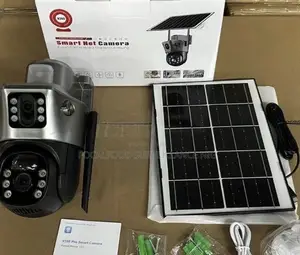 Optimax PTZ V380 Airtel Only PTZ Solar Dual Lens Camera
