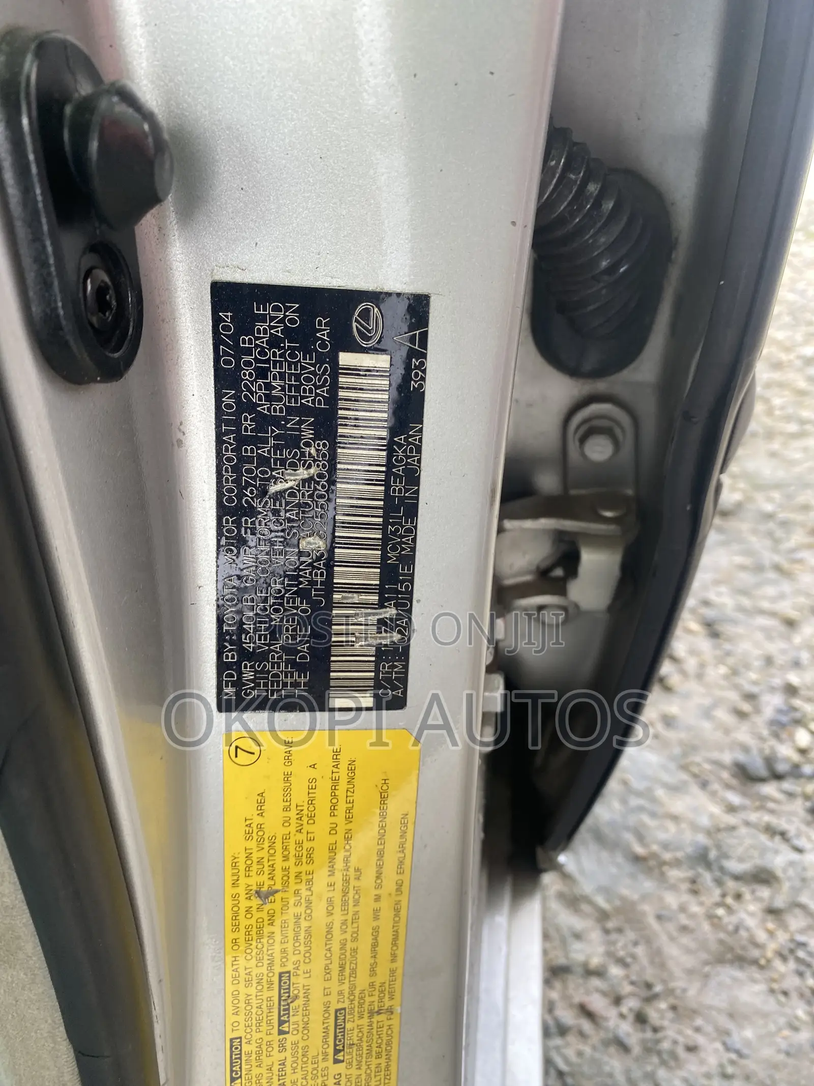 Lexus ES 2005 Silver