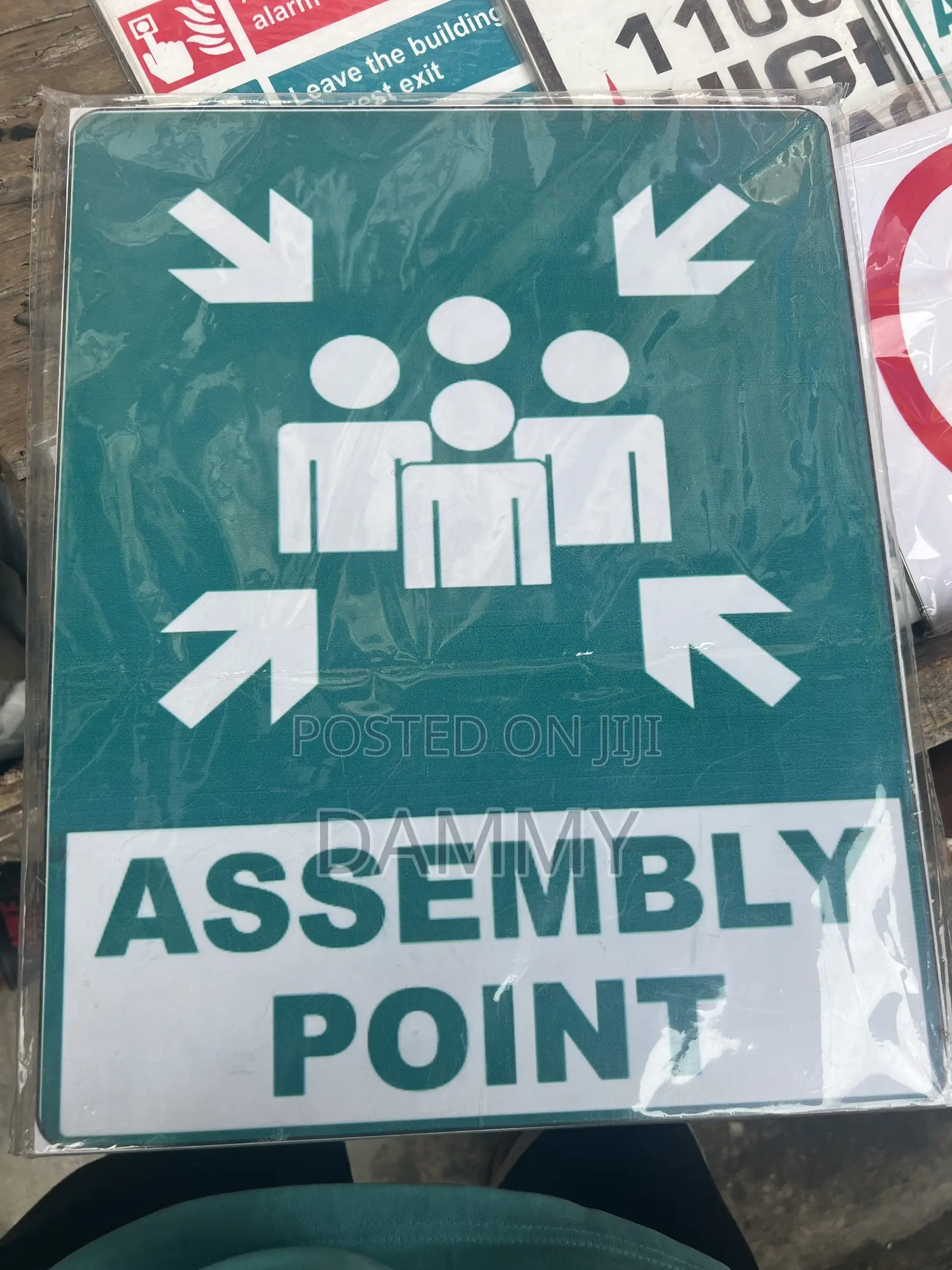 Site Safety Sign Features Mandatory Ppe Icons For Helmets