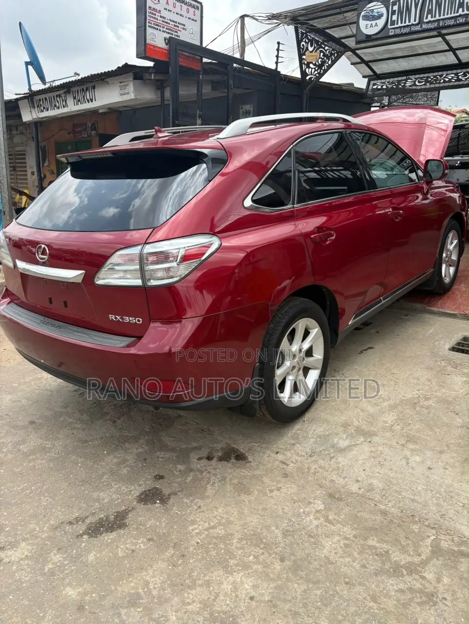 Lexus RX 350 AWD 2012 Red