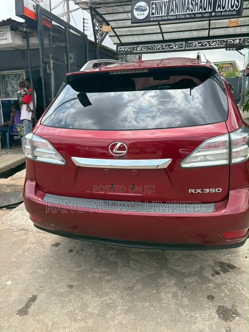 Lexus RX 350 AWD 2012 Red