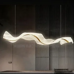 Sculptural Flowing Led Chandelier
