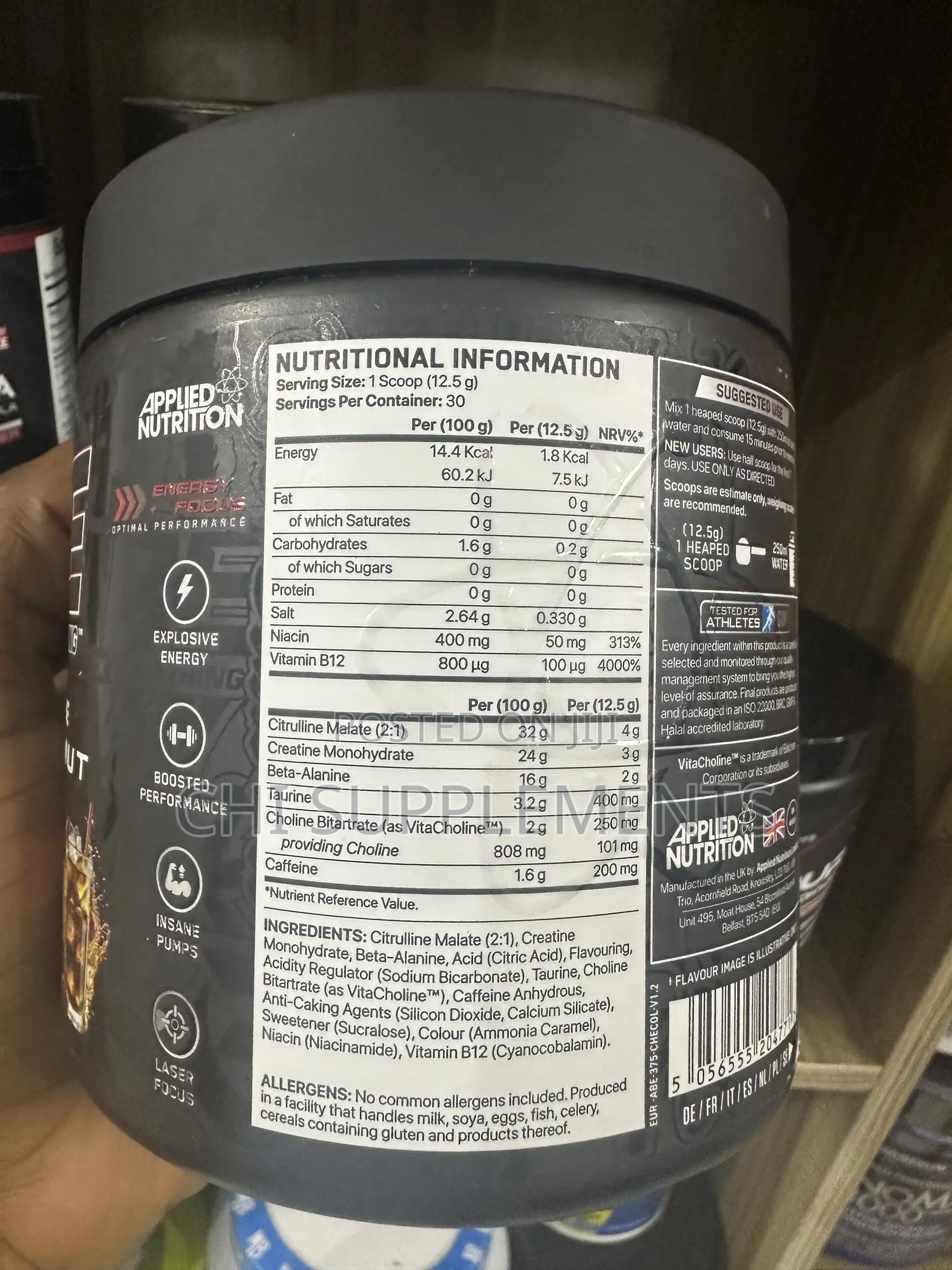 All Black Everything Preworkout