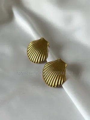 Luxury Gold Stud Earrings for Women – Stainless Steel Trendy Jewelry