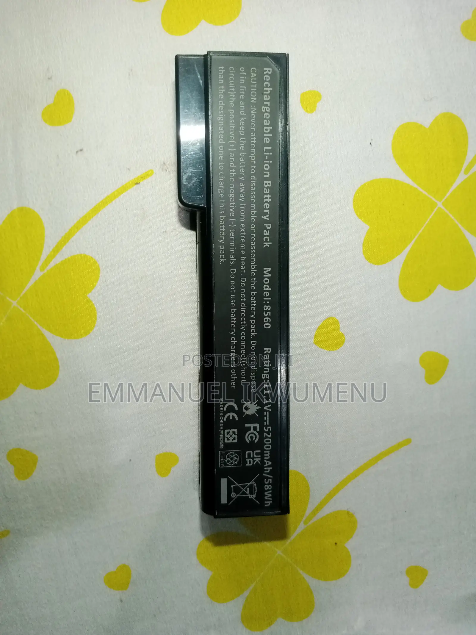 Hp Elitebook 8460p Laptop Battery