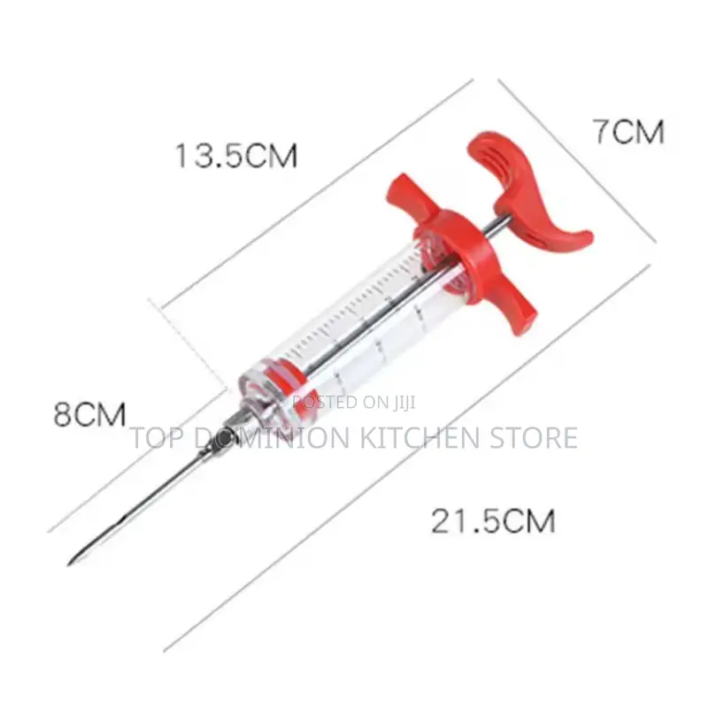 Portable Meat Injector Syringe