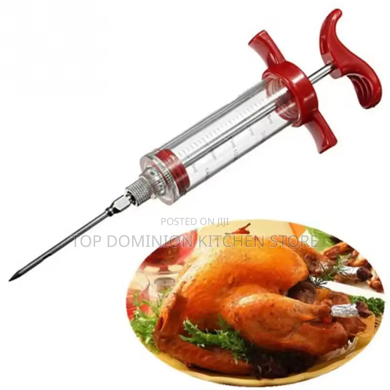 Portable Meat Injector Syringe