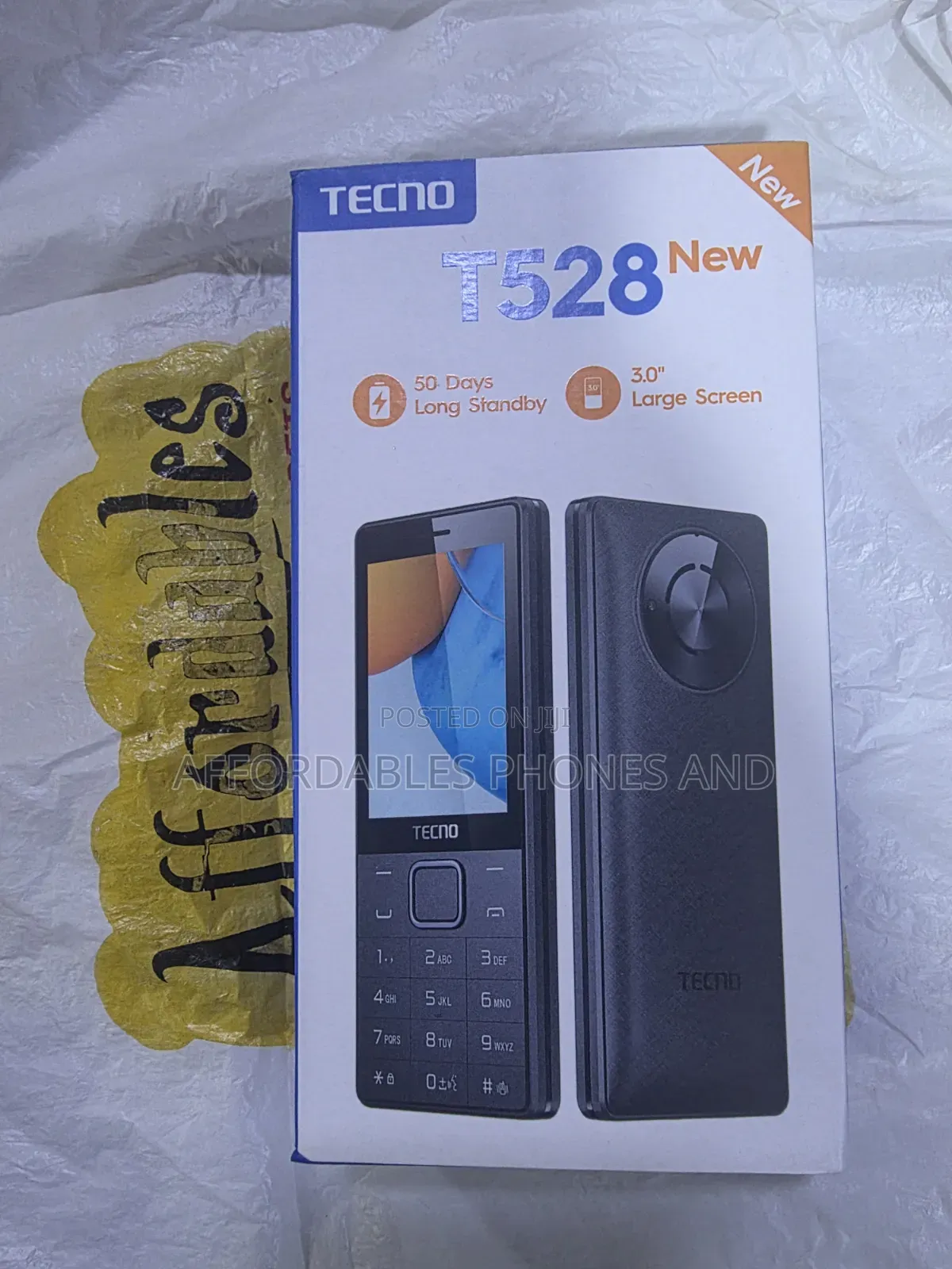 New Tecno T528 Black