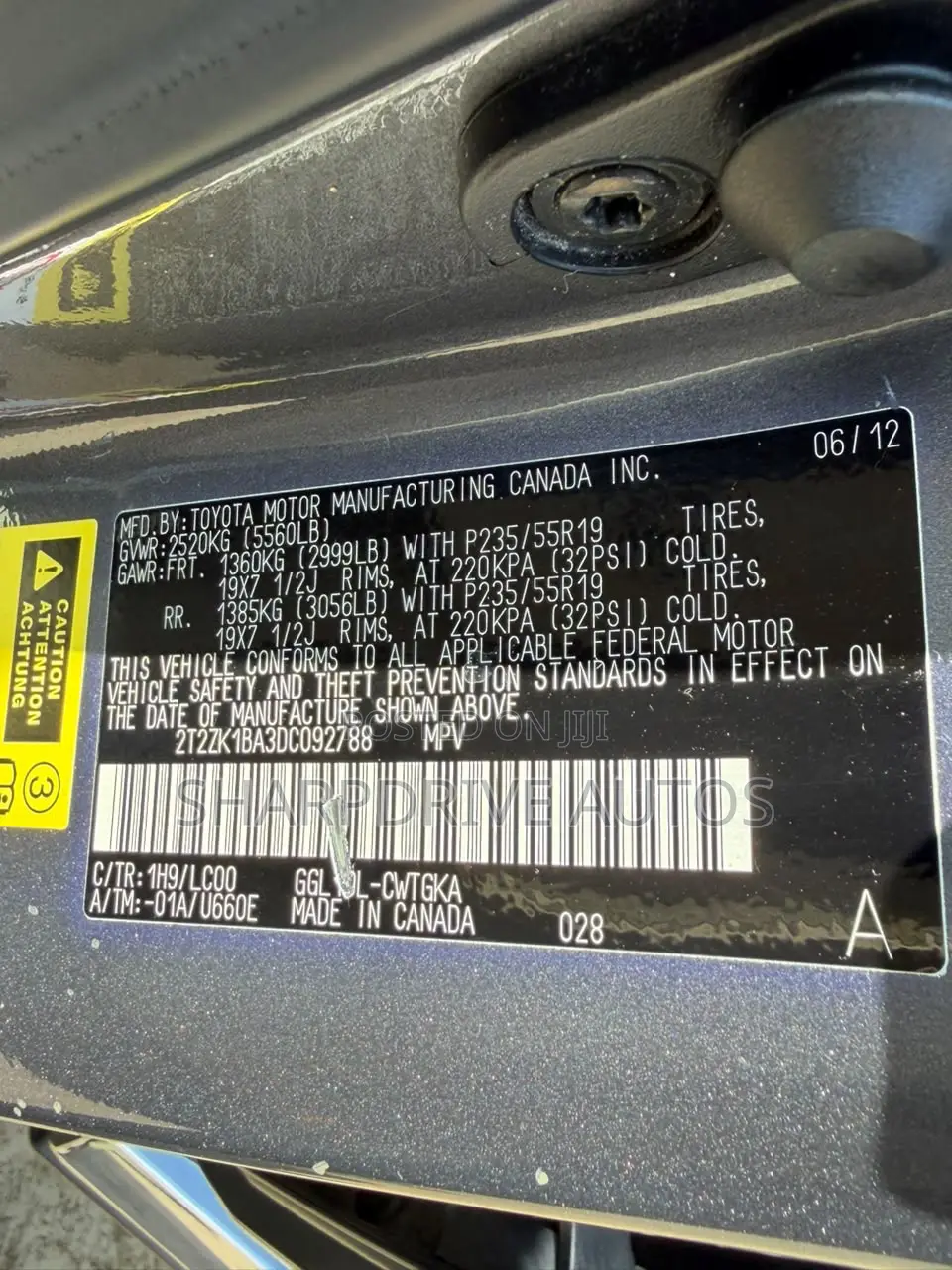 Lexus RX 350 AWD 2012 Gray