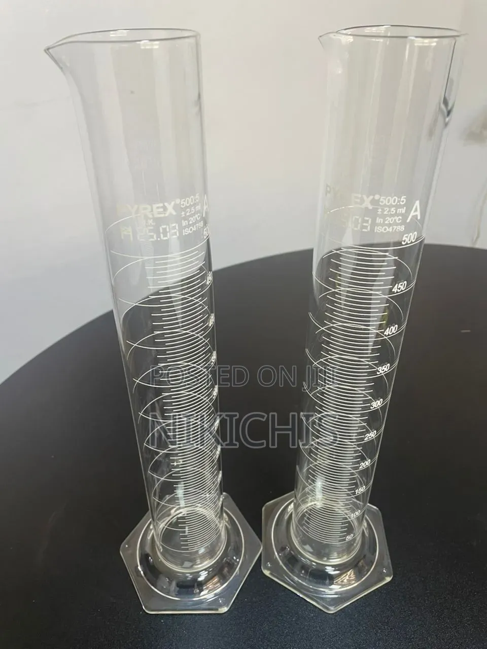 Pyrex Measuring Cylinder, Class A, 500 Ml