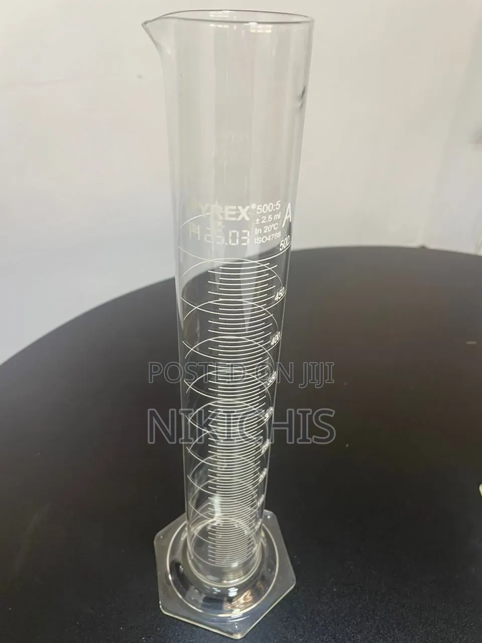 Pyrex Measuring Cylinder, Class A, 500 Ml