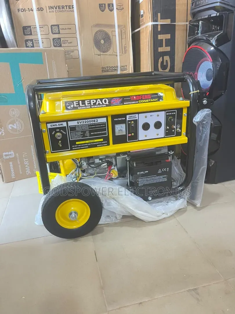 Elepaq Constant Sv22000e2 Big Engine With Key Starter Gen