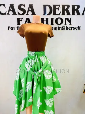 Ankara Print Ikweji Skirt for Women