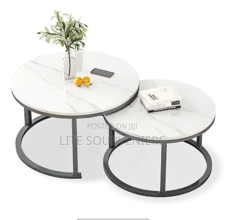 2in1 Marble Design Centre Table
