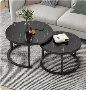 2in1 Marble Design Centre Table
