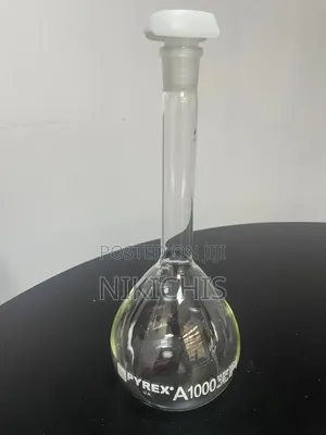 Pyrex Volumetric Flask, Class A, 1000 Ml