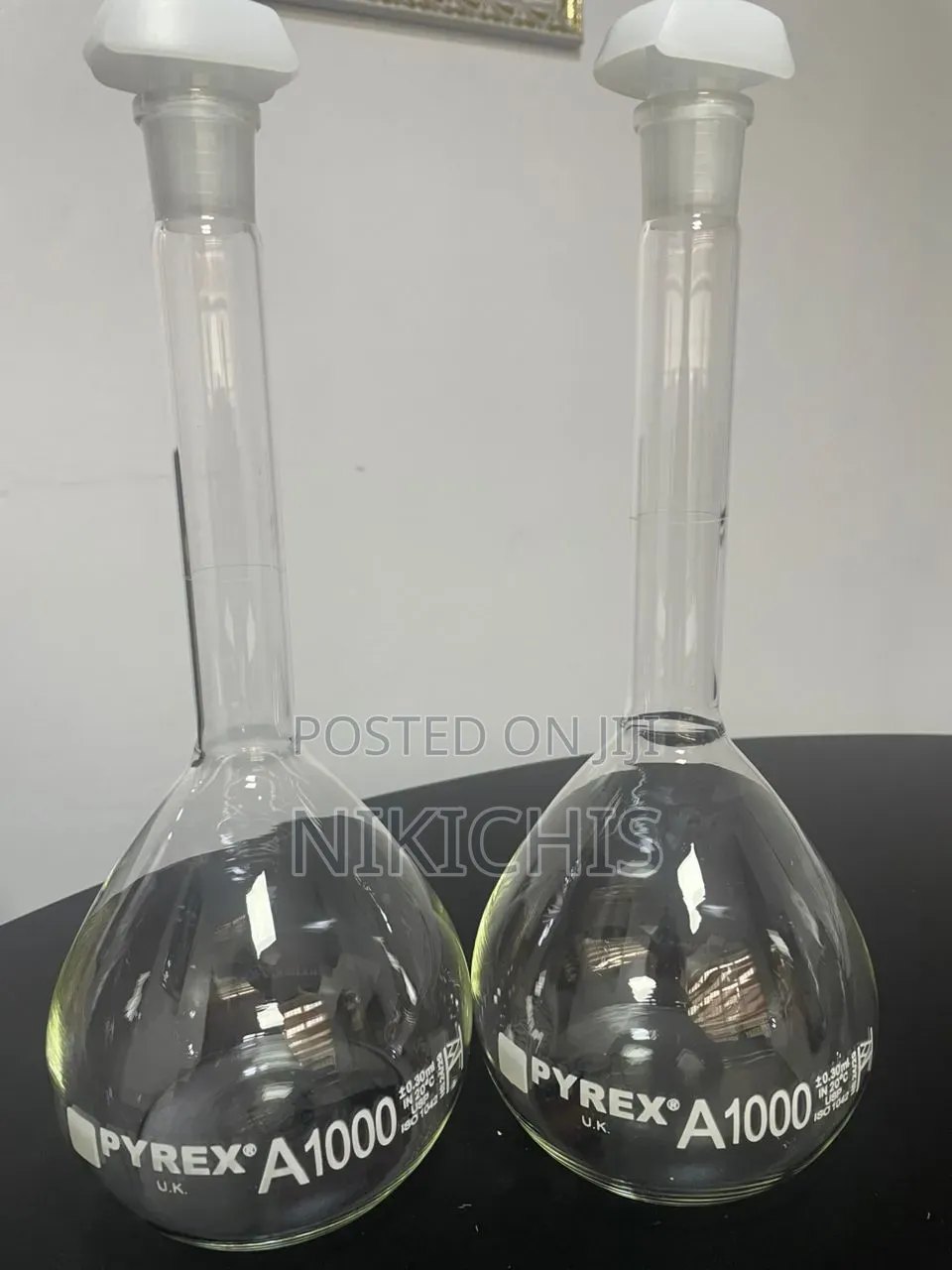Pyrex Volumetric Flask, Class A, 1000 Ml