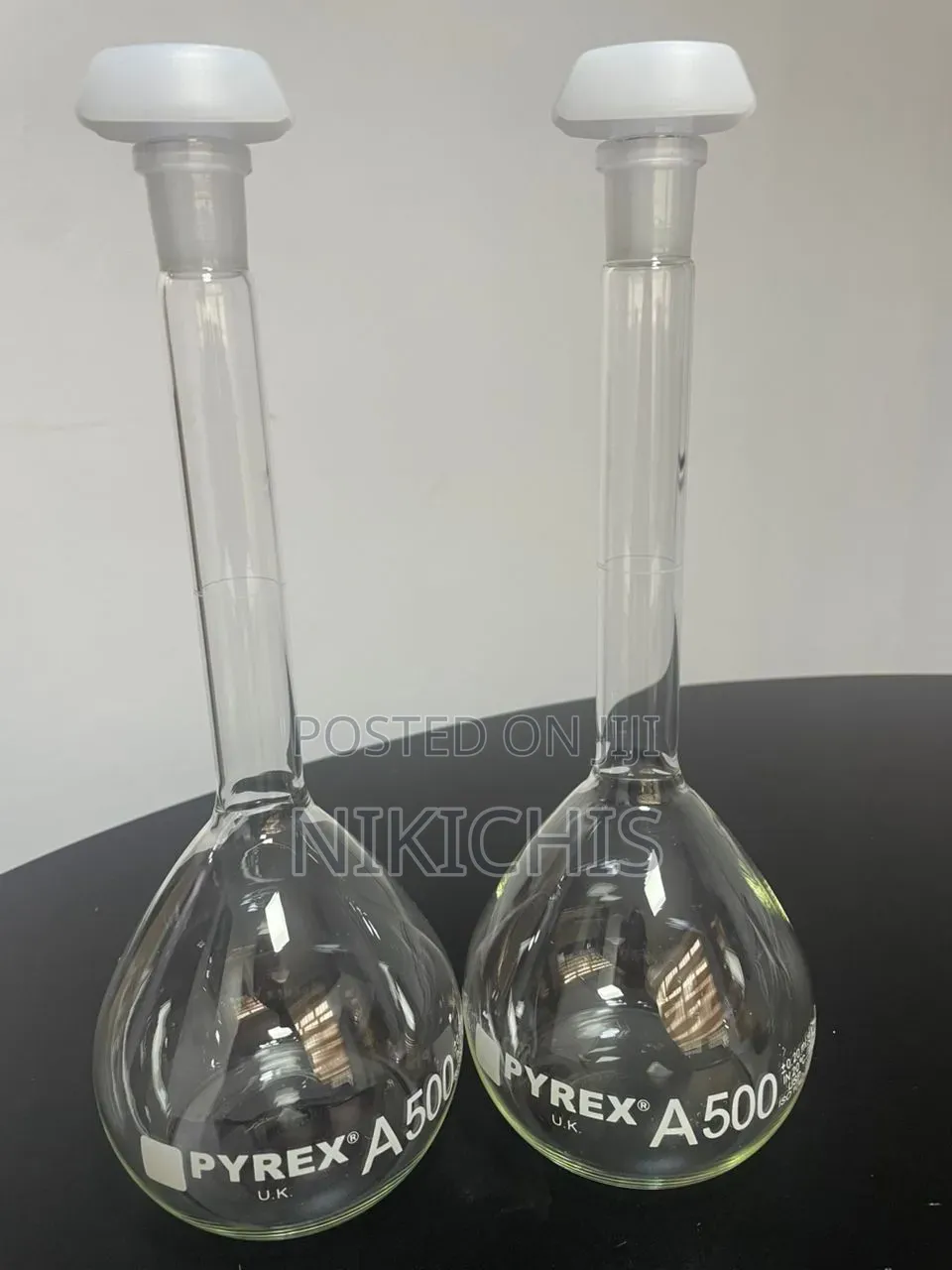 Pyrex Volumetric Flask, Class A, 500 Ml