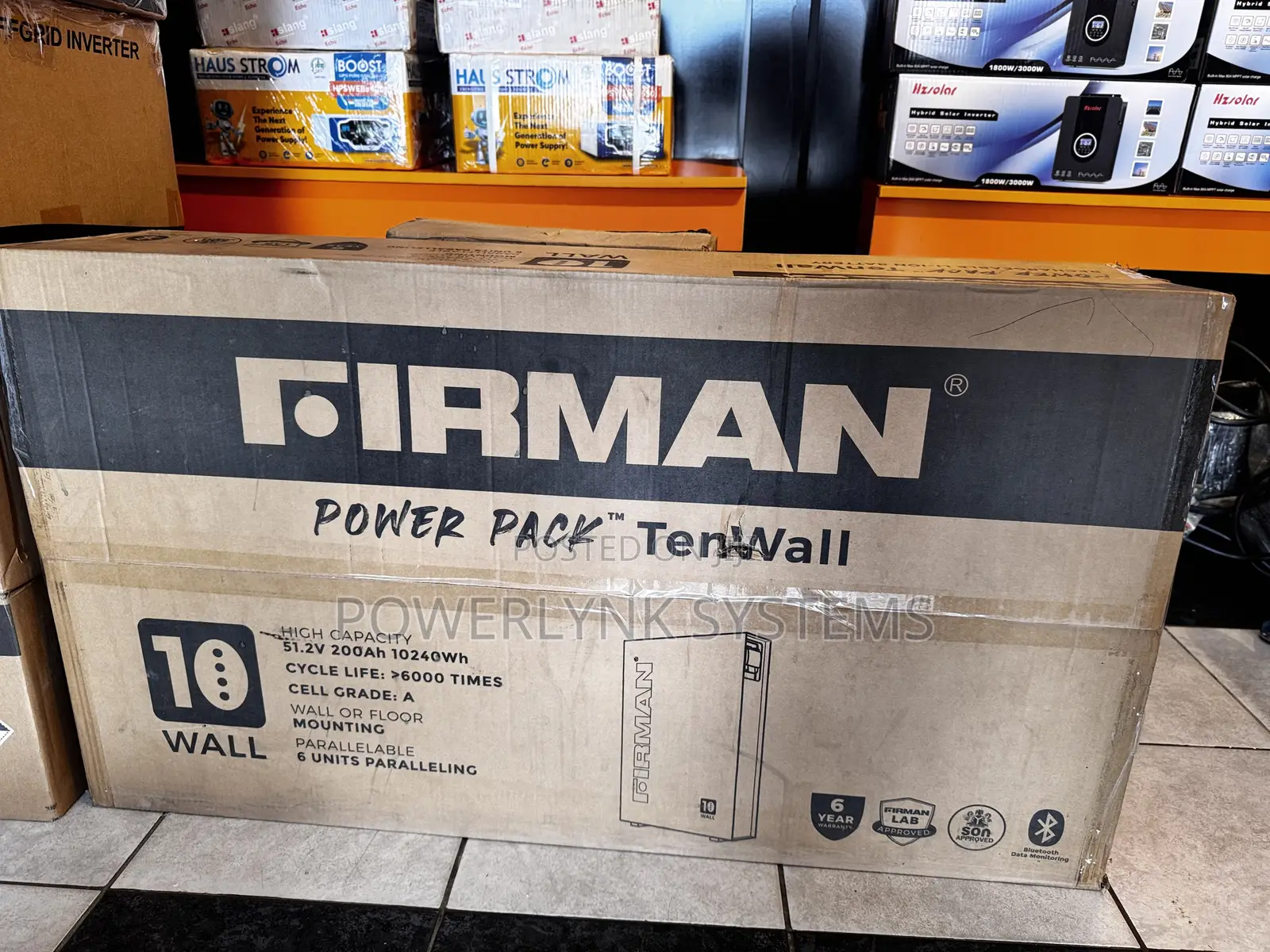 Firman 10kwh Lithium Battery 48v