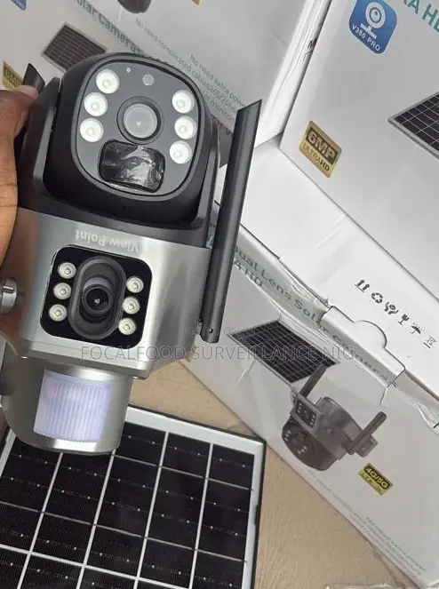 Dual Lens Solar PTZ Camera