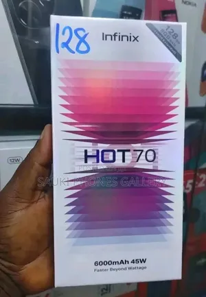 New Infinix Hot 70 128 GB Silver
