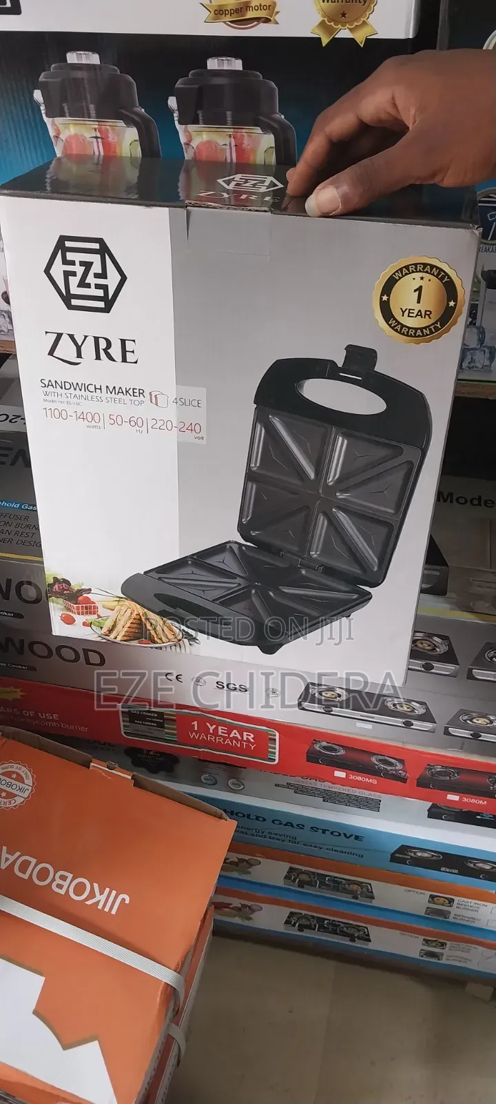 Zyre 4 Face Toaster