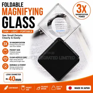 Foldable Pocket Magnifying Glass 3x (40mm)
