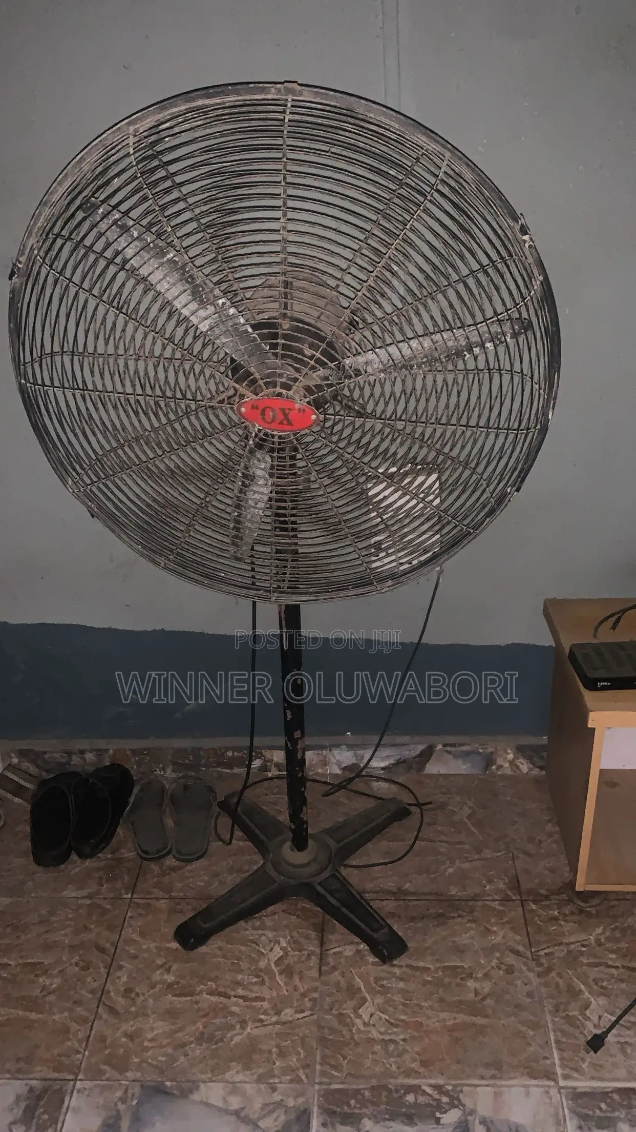 Big Size Ox Standing Fan
