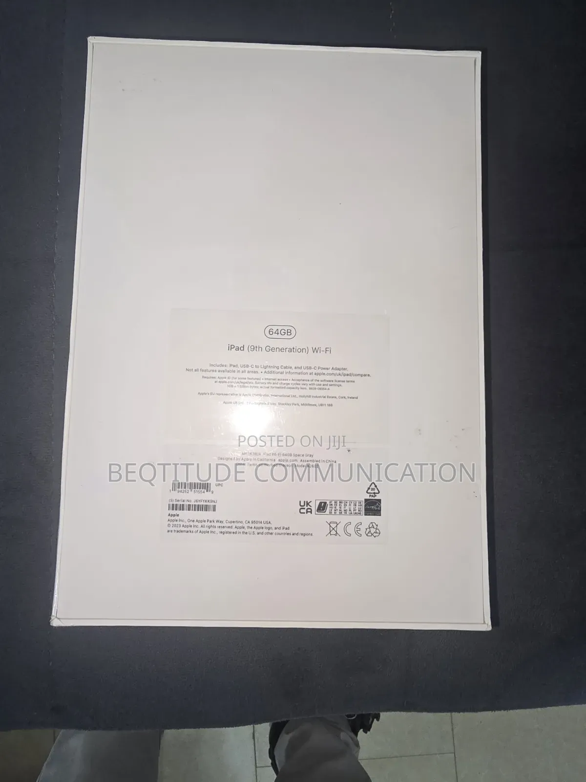 New Apple iPad 10.2 (2021) 64 GB Gray