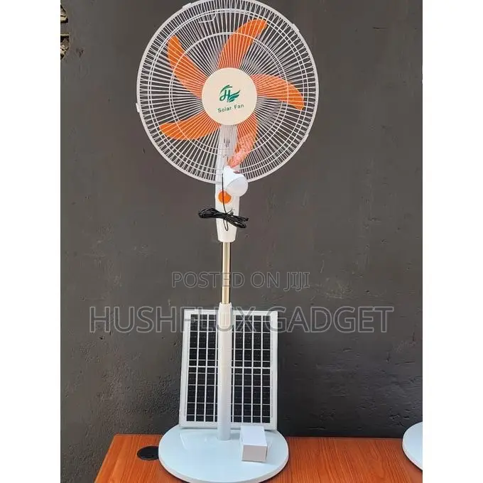 Solar and Light Rechargeable Fan