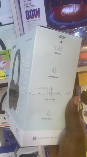 Green Lion Echo Anc Wireless Headphone With Active Noise Cancellation
