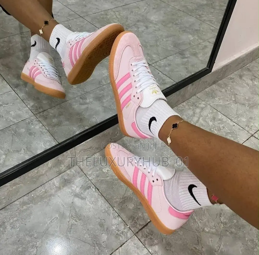 Pink Adidas Samba